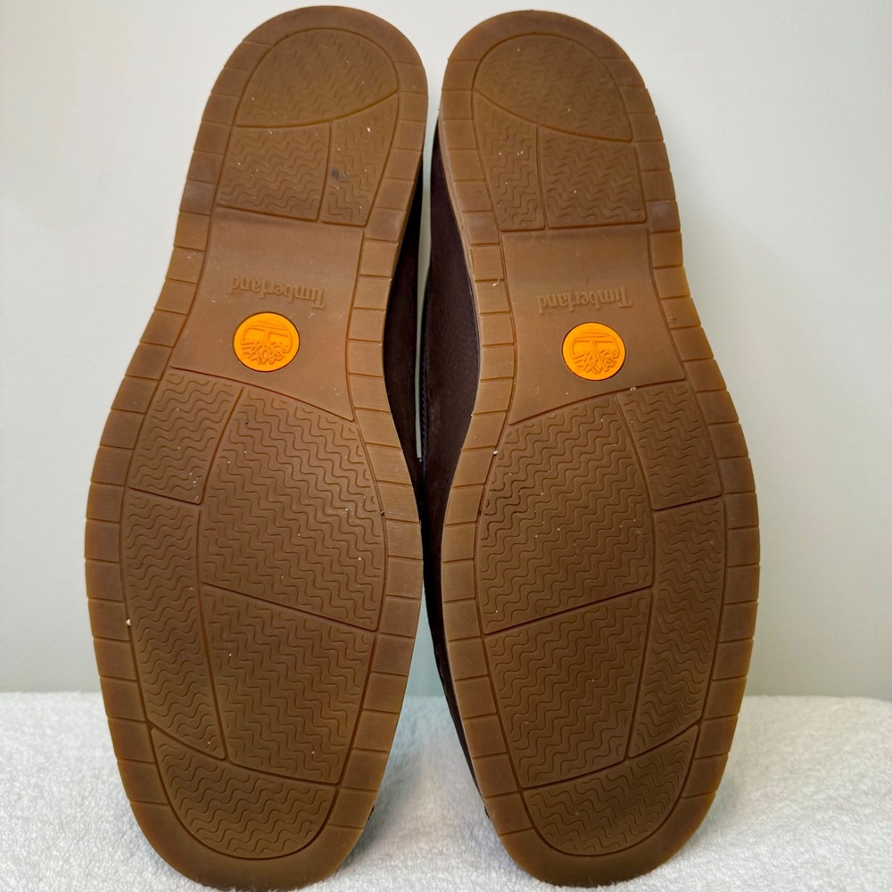 Timberland Men‎ Dark Brown Leather Slip On Loafer Shoes Size 10 - Picture 7 of 11